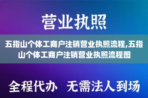 五指山个体工商户注销营业执照流程,五指山个体工商户注销营业执照流程图