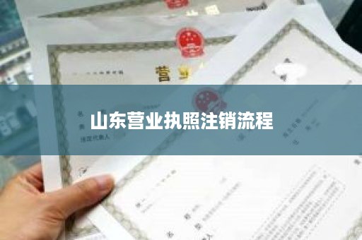 山东营业执照注销流程