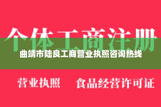 曲靖市陆良工商营业执照咨询热线