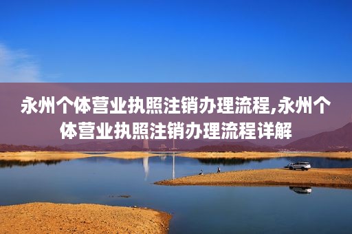 永州个体营业执照注销办理流程,永州个体营业执照注销办理流程详解