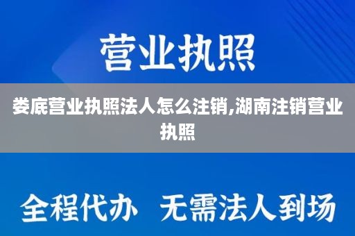 娄底营业执照法人怎么注销,湖南注销营业执照