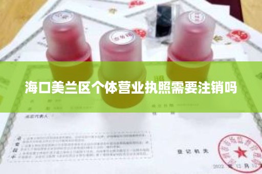 海口美兰区个体营业执照需要注销吗