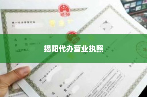 揭阳代办营业执照