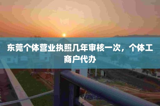 东莞个体营业执照几年审核一次，个体工商户代办