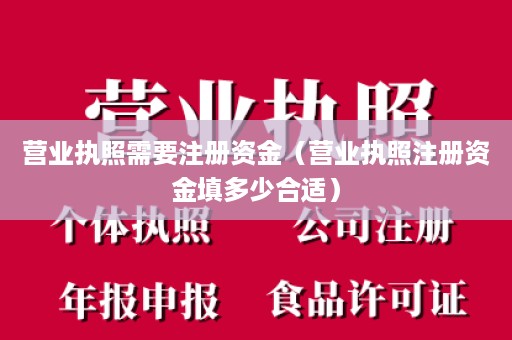 营业执照需要注册资金（营业执照注册资金填多少合适）