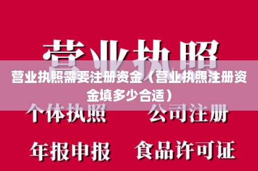 营业执照需要注册资金（营业执照注册资金填多少合适）