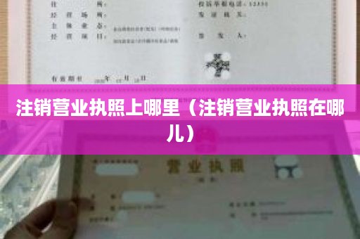 注销营业执照上哪里（注销营业执照在哪儿）