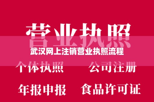 武汉网上注销营业执照流程