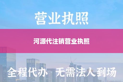 河源代注销营业执照