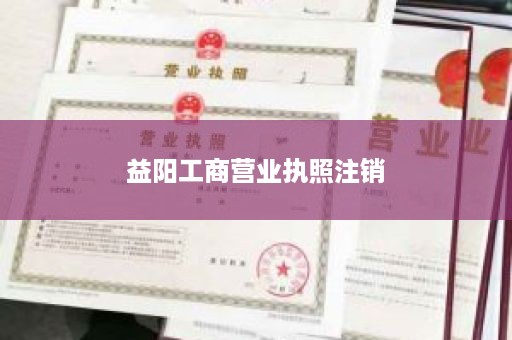 益阳工商营业执照注销