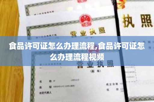 食品许可证怎么办理流程,食品许可证怎么办理流程视频
