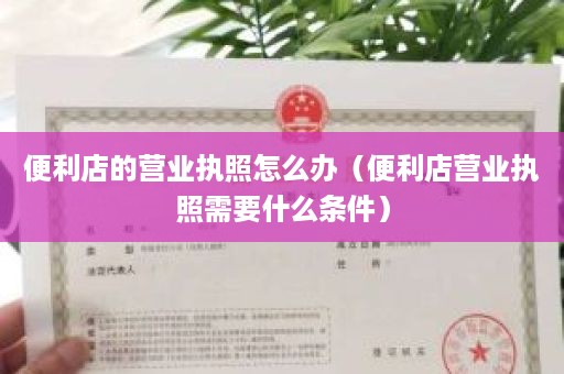 便利店的营业执照怎么办（便利店营业执照需要什么条件）