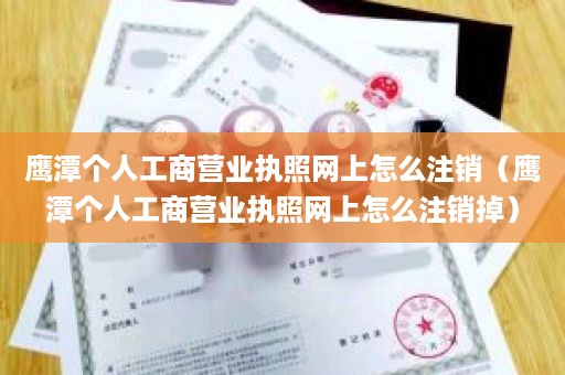 鹰潭个人工商营业执照网上怎么注销（鹰潭个人工商营业执照网上怎么注销掉）