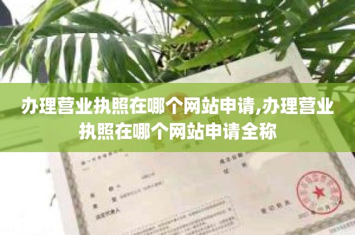 办理营业执照在哪个网站申请,办理营业执照在哪个网站申请全称