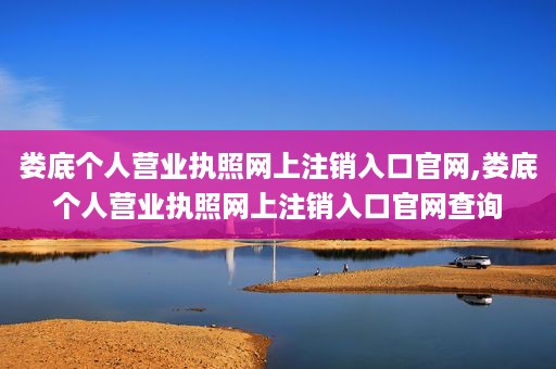娄底个人营业执照网上注销入口官网,娄底个人营业执照网上注销入口官网查询