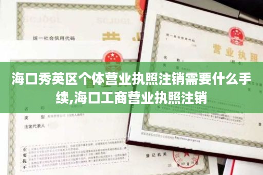 海口秀英区个体营业执照注销需要什么手续,海口工商营业执照注销