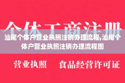 汕尾个体户营业执照注销办理流程,汕尾个体户营业执照注销办理流程图