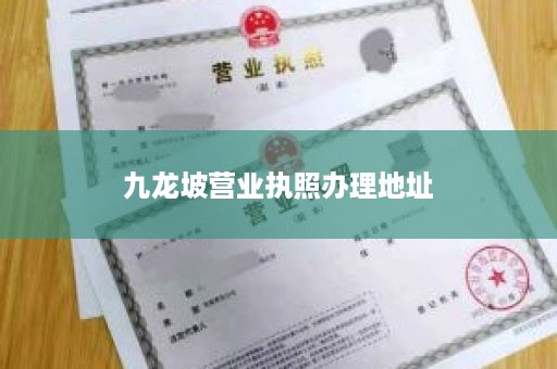 九龙坡营业执照办理地址