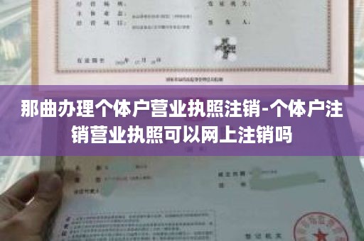 那曲办理个体户营业执照注销-个体户注销营业执照可以网上注销吗