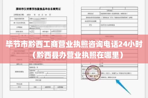 毕节市黔西工商营业执照咨询电话24小时（黔西县办营业执照在哪里）