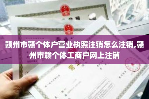 赣州市赣个体户营业执照注销怎么注销,赣州市赣个体工商户网上注销