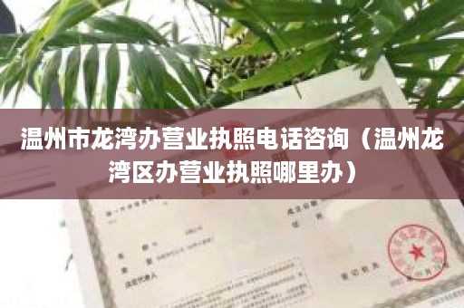 温州市龙湾办营业执照电话咨询（温州龙湾区办营业执照哪里办）