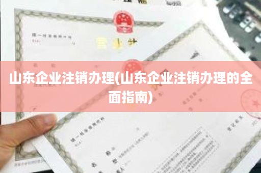 山东企业注销办理(山东企业注销办理的全面指南)