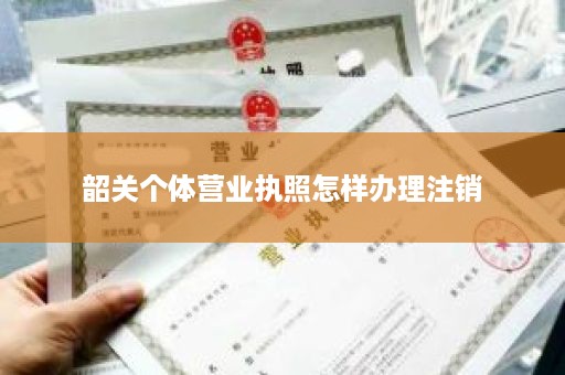 韶关个体营业执照怎样办理注销