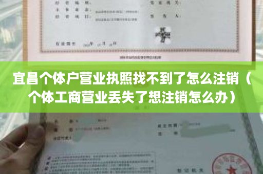 宜昌个体户营业执照找不到了怎么注销（个体工商营业丢失了想注销怎么办）
