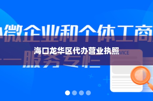 海口龙华区代办营业执照
