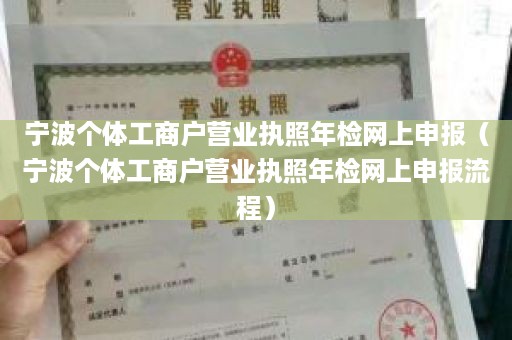 宁波个体工商户营业执照年检网上申报（宁波个体工商户营业执照年检网上申报流程）