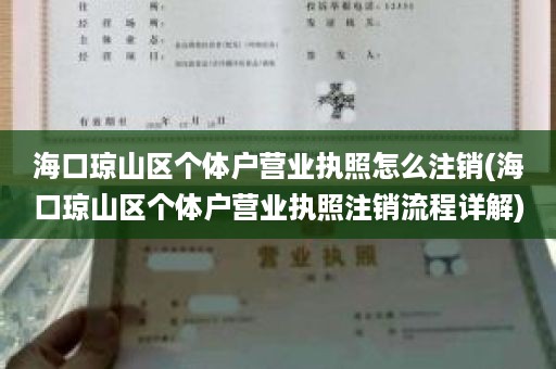 海口琼山区个体户营业执照怎么注销(海口琼山区个体户营业执照注销流程详解)