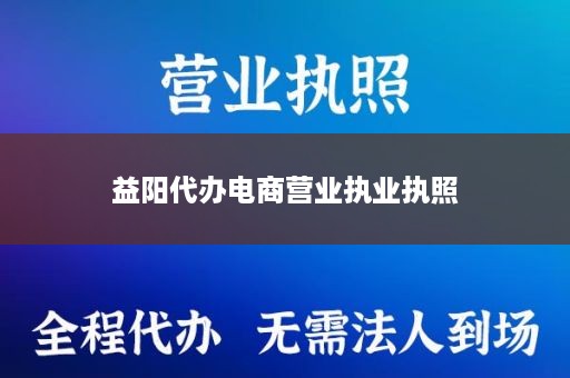 益阳代办电商营业执业执照