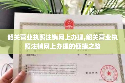 韶关营业执照注销网上办理,韶关营业执照注销网上办理的便捷之路