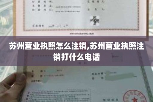 苏州营业执照怎么注销,苏州营业执照注销打什么电话