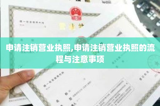 申请注销营业执照,申请注销营业执照的流程与注意事项