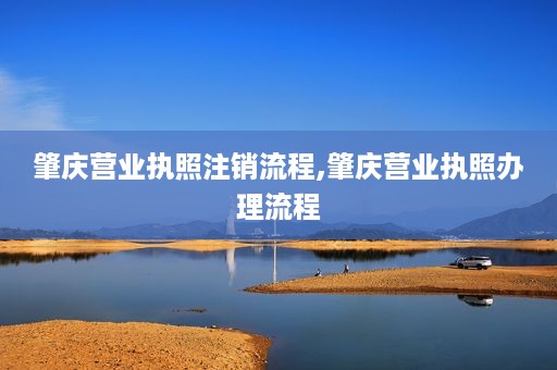 肇庆营业执照注销流程,肇庆营业执照办理流程