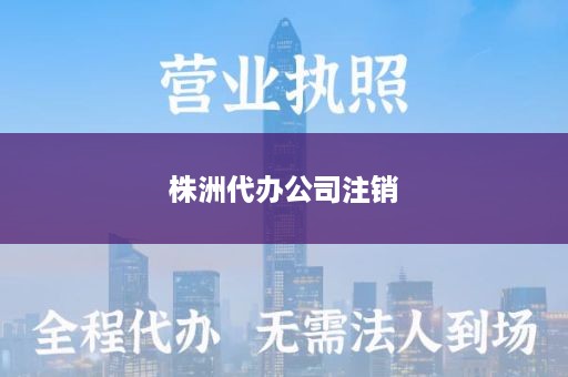 株洲代办公司注销