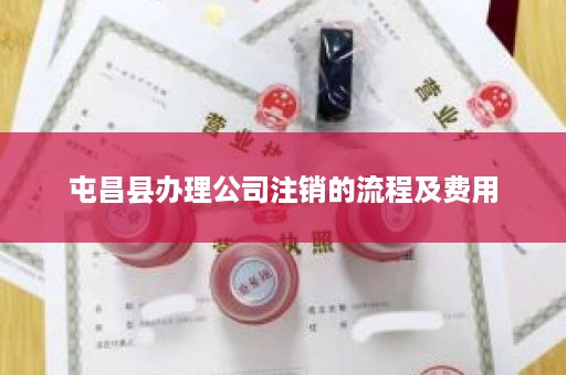 屯昌县办理公司注销的流程及费用