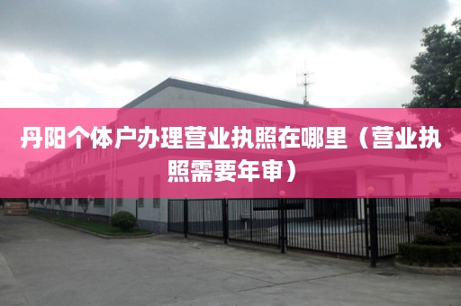 丹阳个体户办理营业执照在哪里（营业执照需要年审）