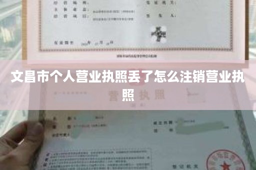 文昌市个人营业执照丢了怎么注销营业执照