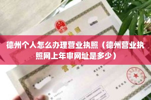 德州个人怎么办理营业执照（德州营业执照网上年审网址是多少）