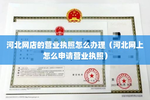河北网店的营业执照怎么办理（河北网上怎么申请营业执照）