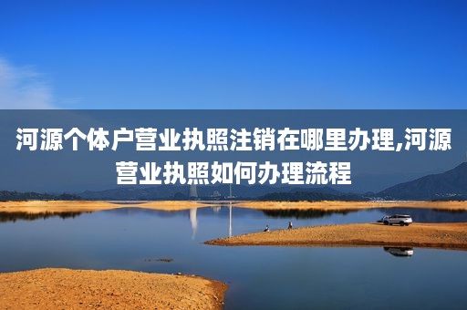 河源个体户营业执照注销在哪里办理,河源营业执照如何办理流程