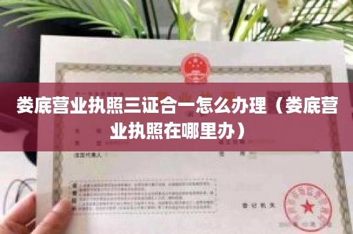 娄底营业执照三证合一怎么办理（娄底营业执照在哪里办）