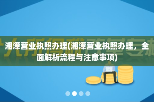 湘潭营业执照办理(湘潭营业执照办理，全面解析流程与注意事项)