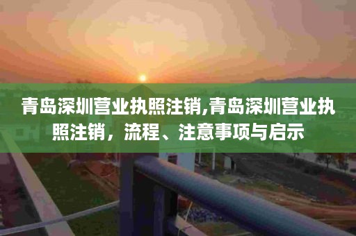 青岛深圳营业执照注销,青岛深圳营业执照注销，流程、注意事项与启示