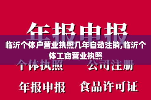 临沂个体户营业执照几年自动注销,临沂个体工商营业执照