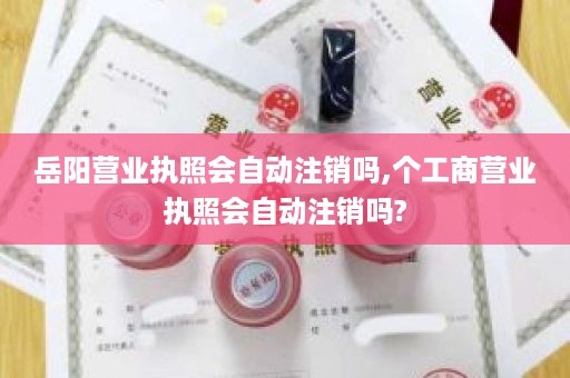 岳阳营业执照会自动注销吗,个工商营业执照会自动注销吗?