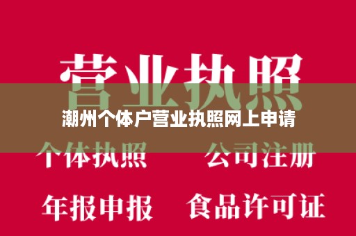 潮州个体户营业执照网上申请